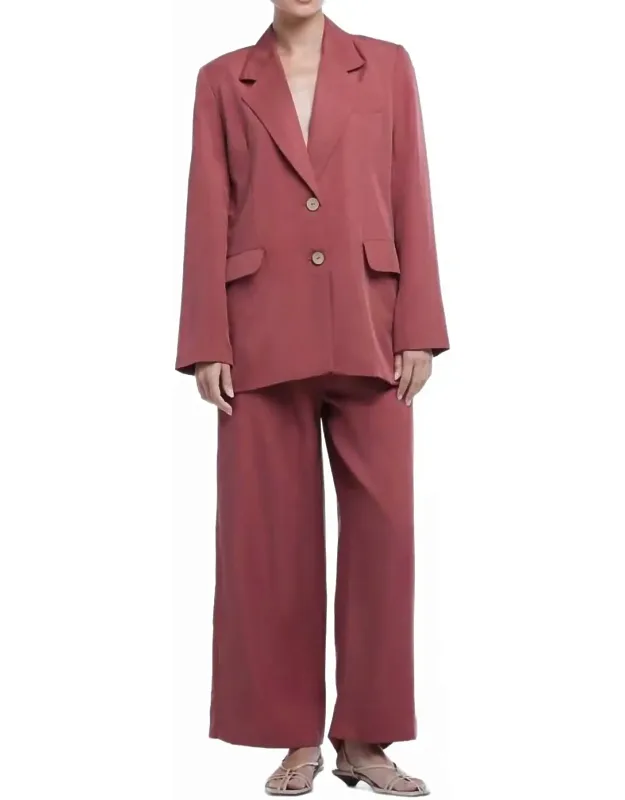 Relaxed Single Breasted Blazer