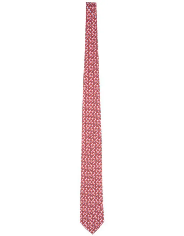 Feline Print Tie
