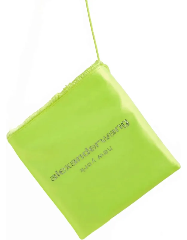 Satin Crystal Fringe Shoulder Bag