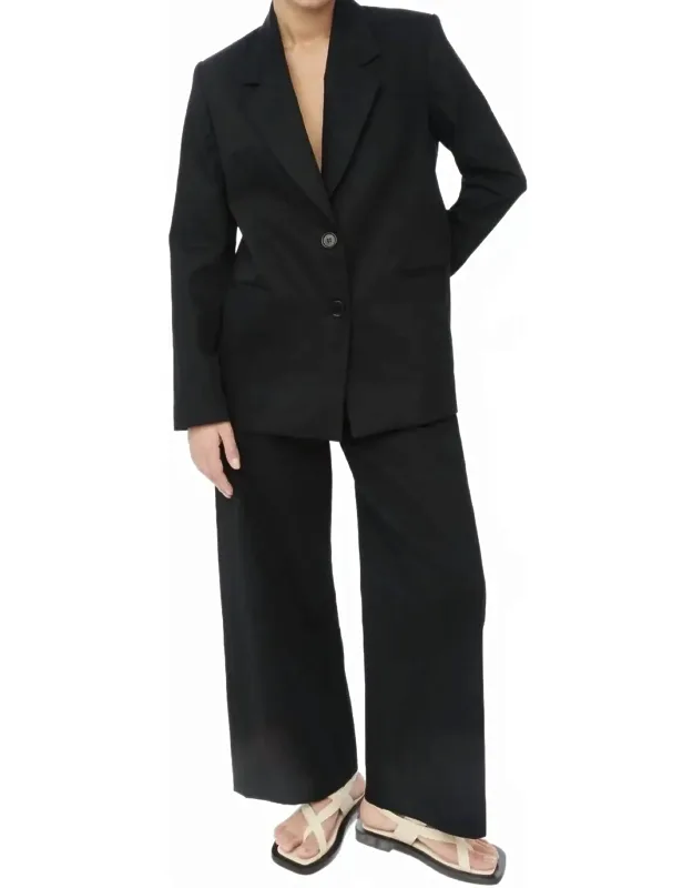 Cotton Twill Blazer