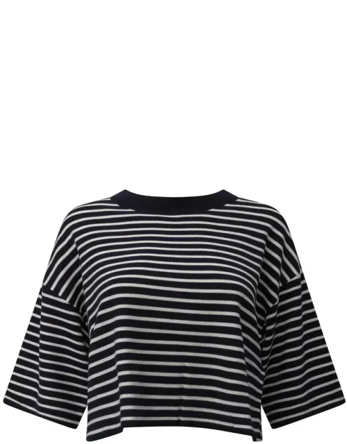 Striped Cropped T-shirt