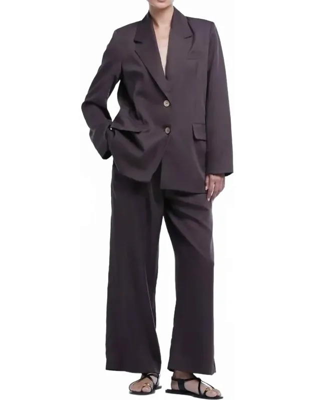 Relaxed Single Breasted Blazer