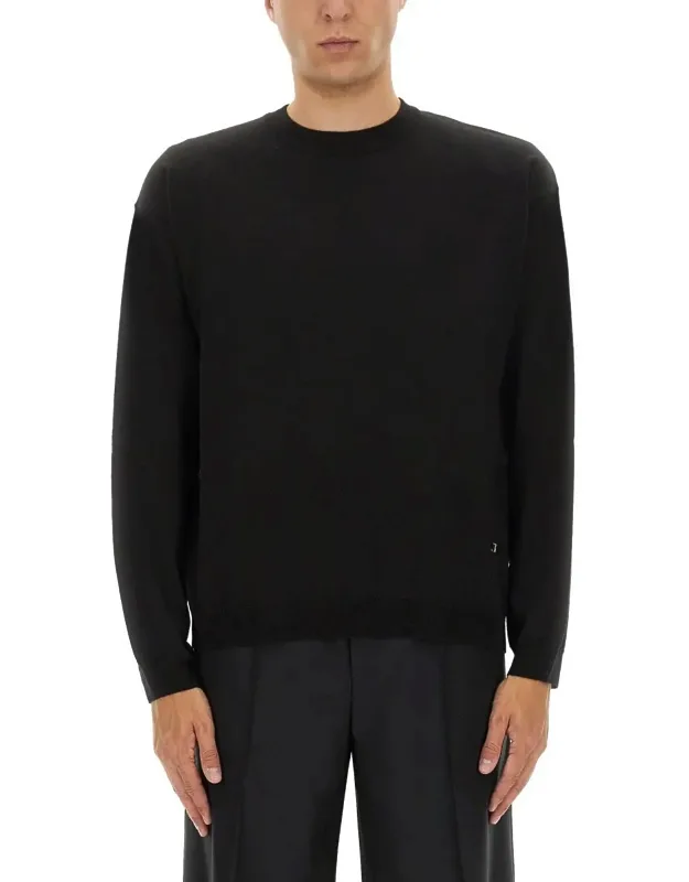 Pullover In Virgin Wool And Silk