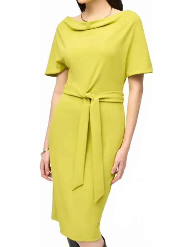 Belted Sheath Dress