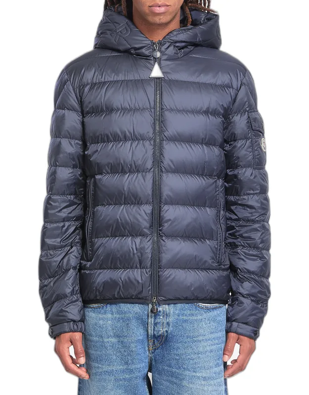 Najan Puffer Jacket With Hood, Zip Closure, Adjustable Cuffs