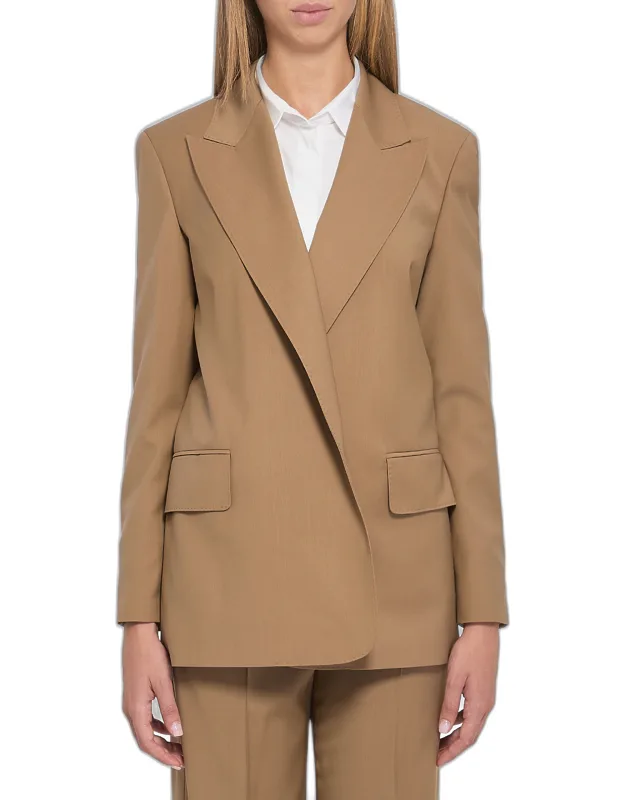 Wool Canvas Blazer