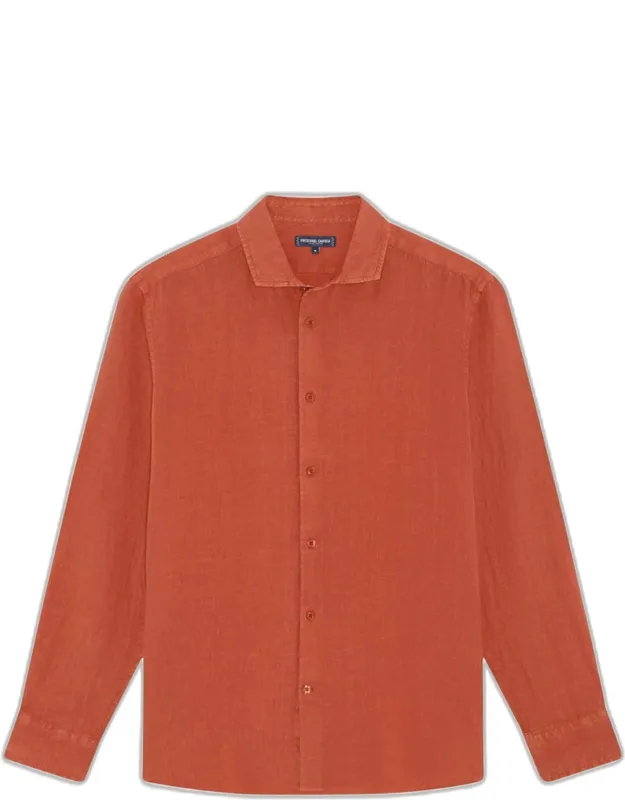 Antonio Linen Button-down Shirt