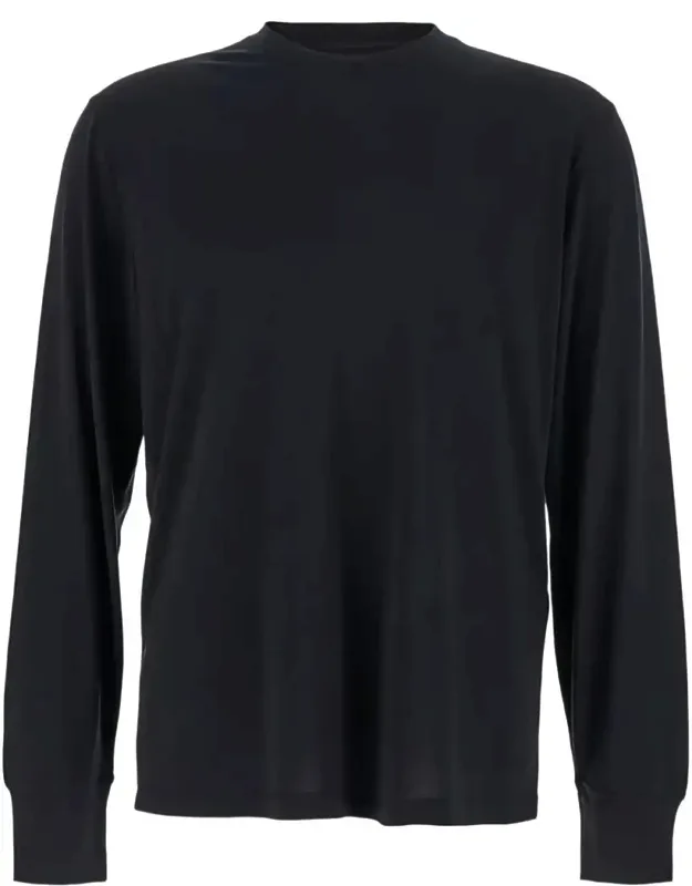 Sweater Long Sleeves Crew Neck Straight Hem