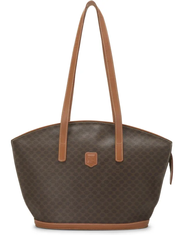 Macadam Coated Canvas Tote