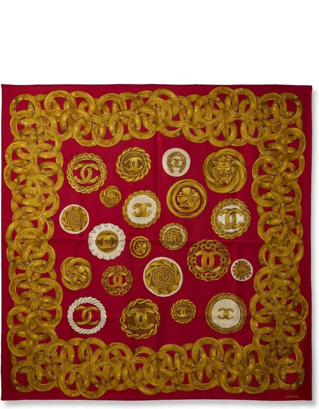 Silk 'cc' Scarf