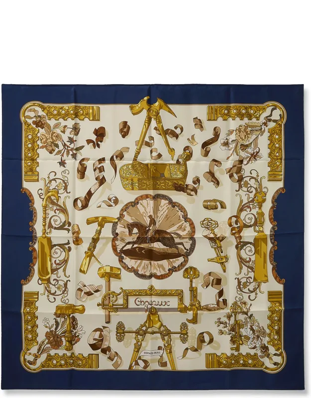 Copeaux Silk Scarf