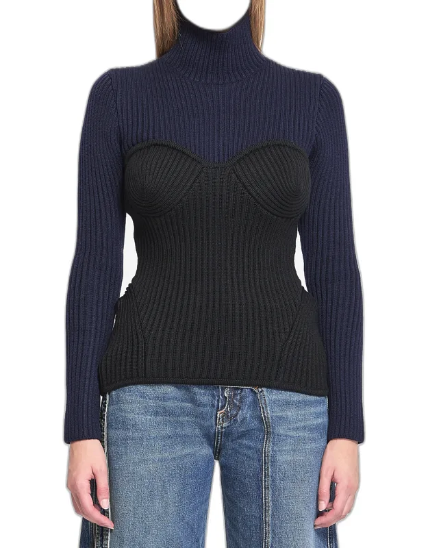 Ribbed Knit Pullover