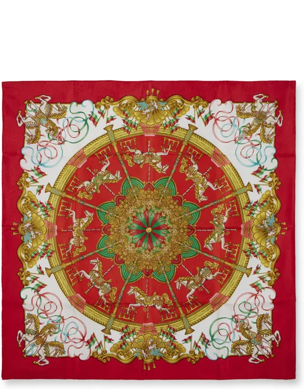 Luna Park Silk Scarf