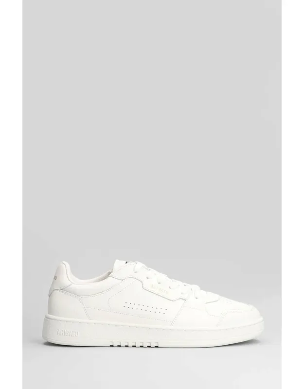 Dice Lo Sneaker Sneakers In White Leather, Round Toe, Laces, Patch Logo On Tongue, Perforated Upper Toe, Side Logo Print, Side Perforated Details, Logo Back, Stitching Detail, Rubber Outsole, 100% Leather, Made In Portugal
