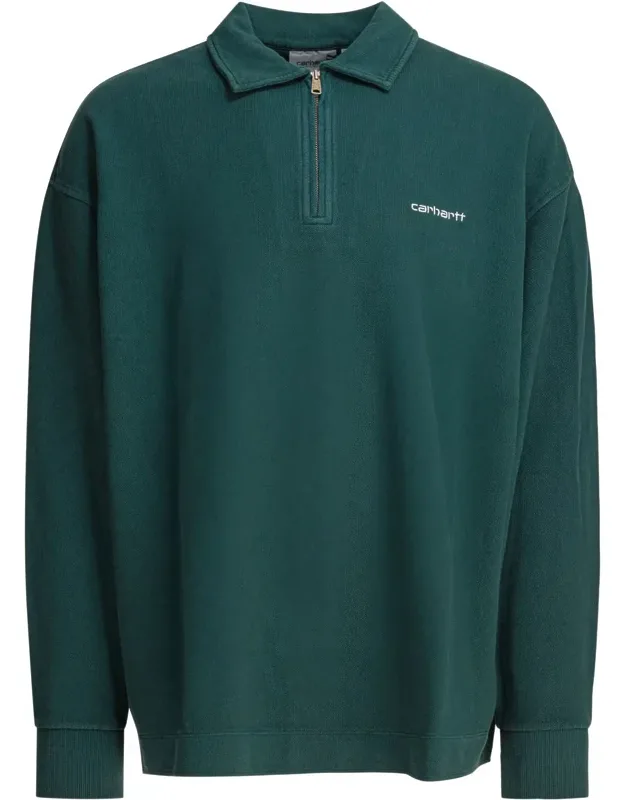 Piqué Script Sweatshirt