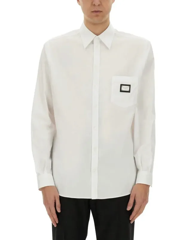 Shirt With Logo Plaque