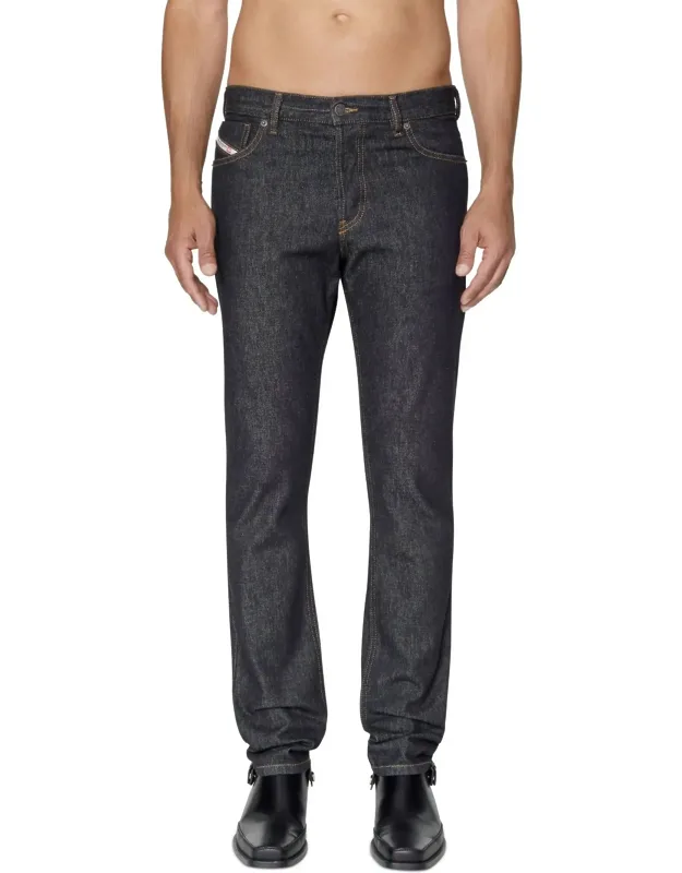 Slim Fit Straight Leg Denim Jeans