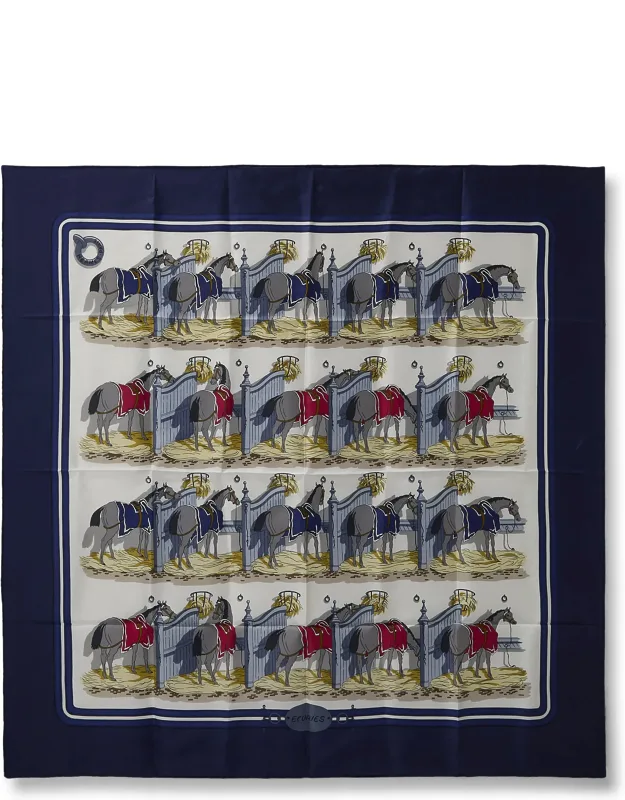 Ecuries Silk Scarf