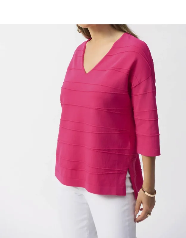 Jacquard Sweater Knit Pullover