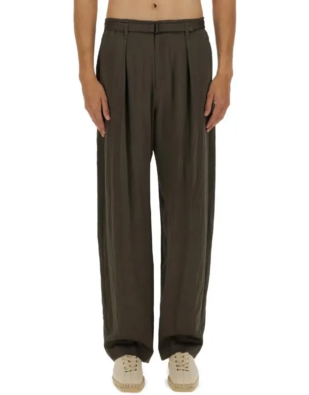 Relaxed Pants With Belt