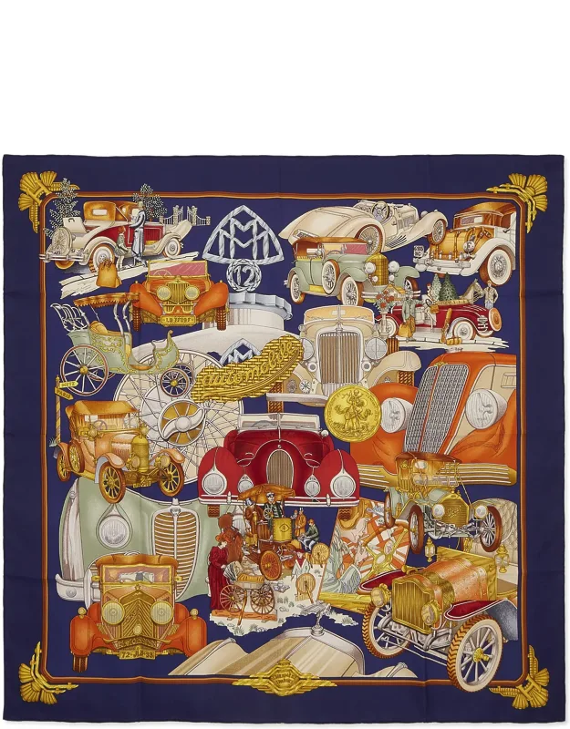 Automobile Silk Scarf