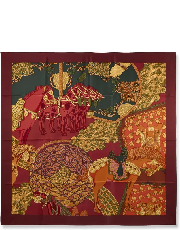 Art Des Steppes Silk Scarf
