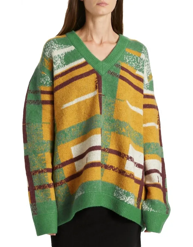 Lavos Check Sweater