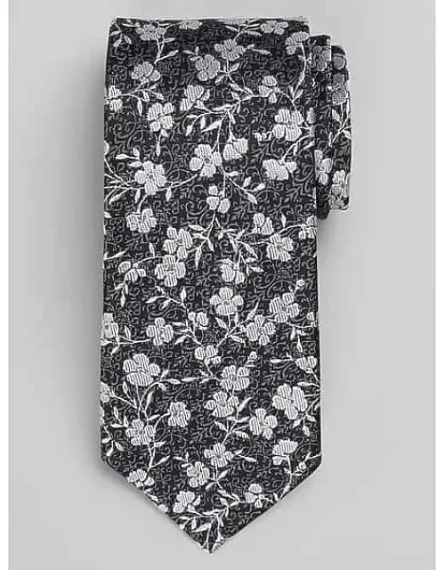 Narrow Floral Tie