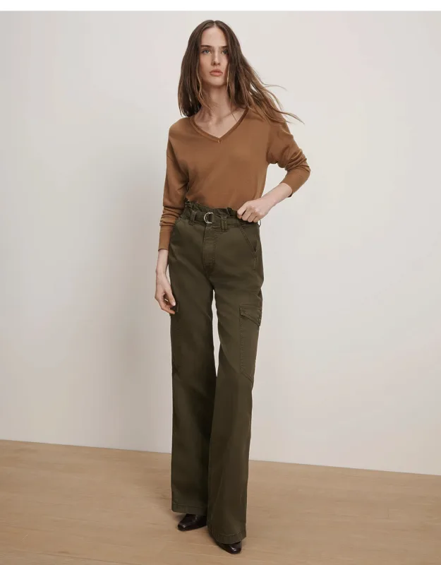 Wide-leg Cargo Pants