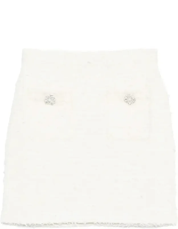 Textured Knit Mini Skirt