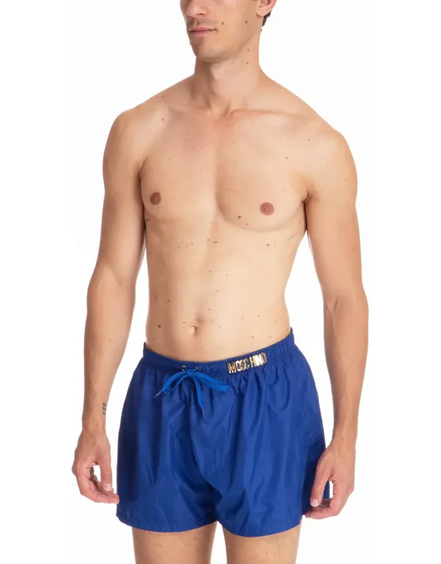 Swim Shorts With Drawstring Closure