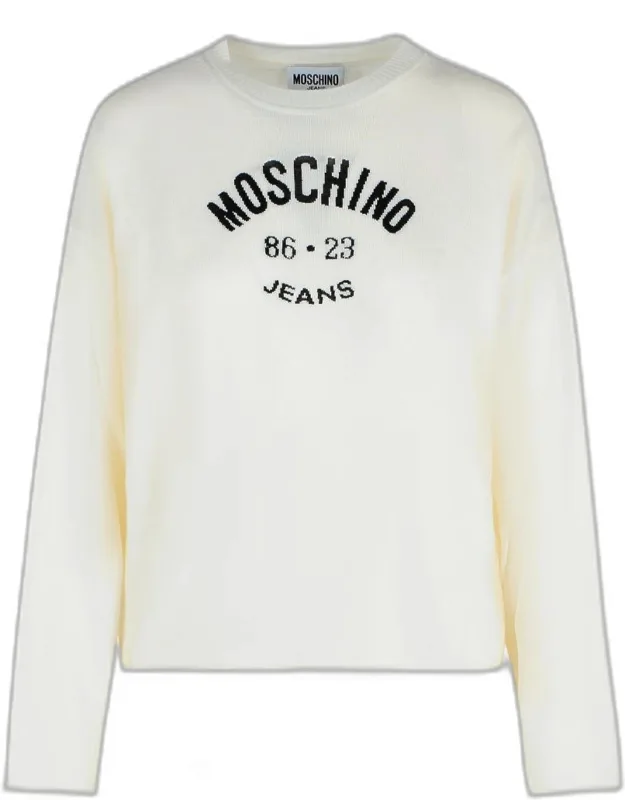 Ivory Virgin Wool Sweater