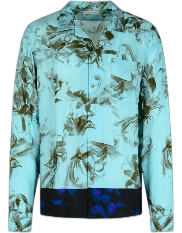 Light Blue Viscose Shirt