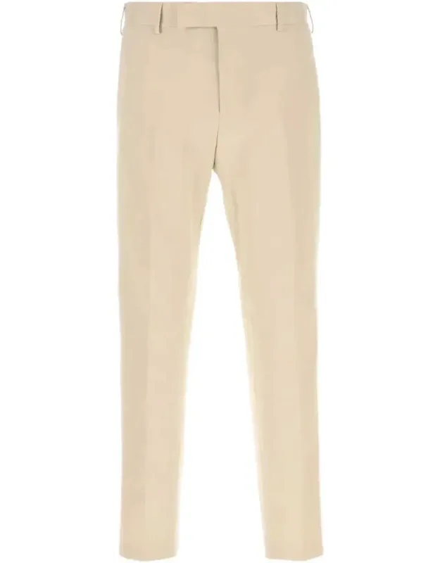 Rebel Pressed-crease Cotton Trousers