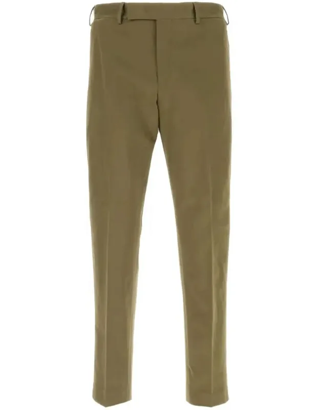 Rebel Pressed-crease Cotton Trousers