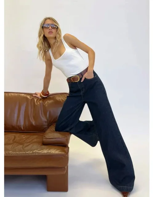 High Rise Wide Leg Jeans
