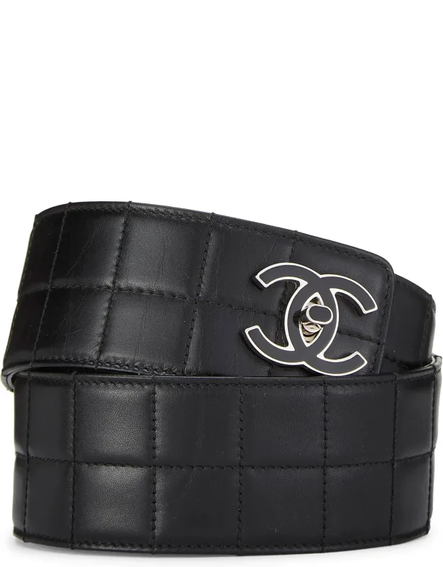 Leather 'cc' Belt