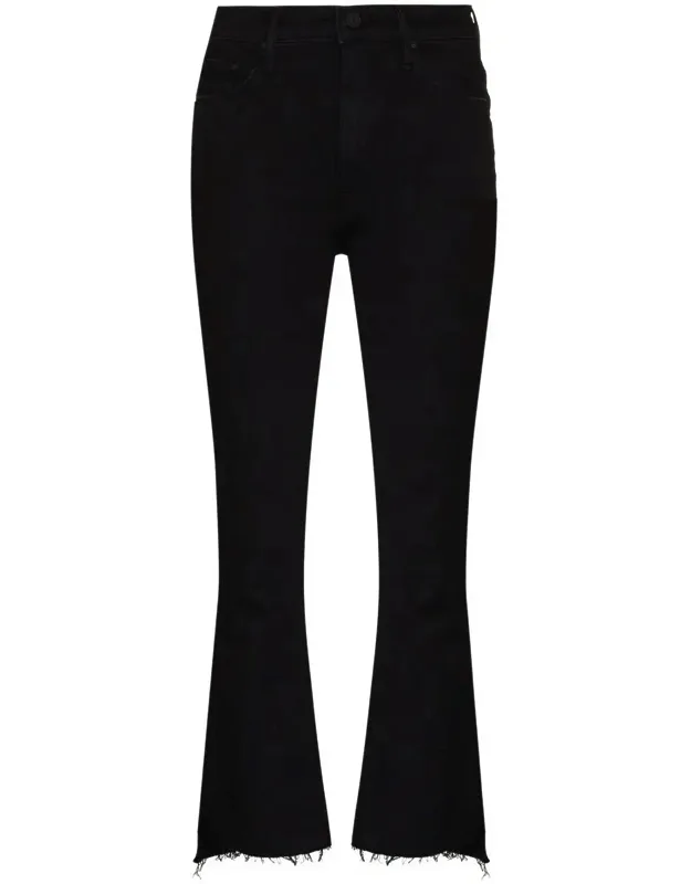 Mother Jeans High Waist Cropped Leg