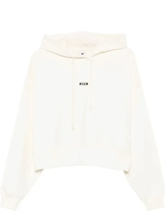 Cotton Hoodie With Logo