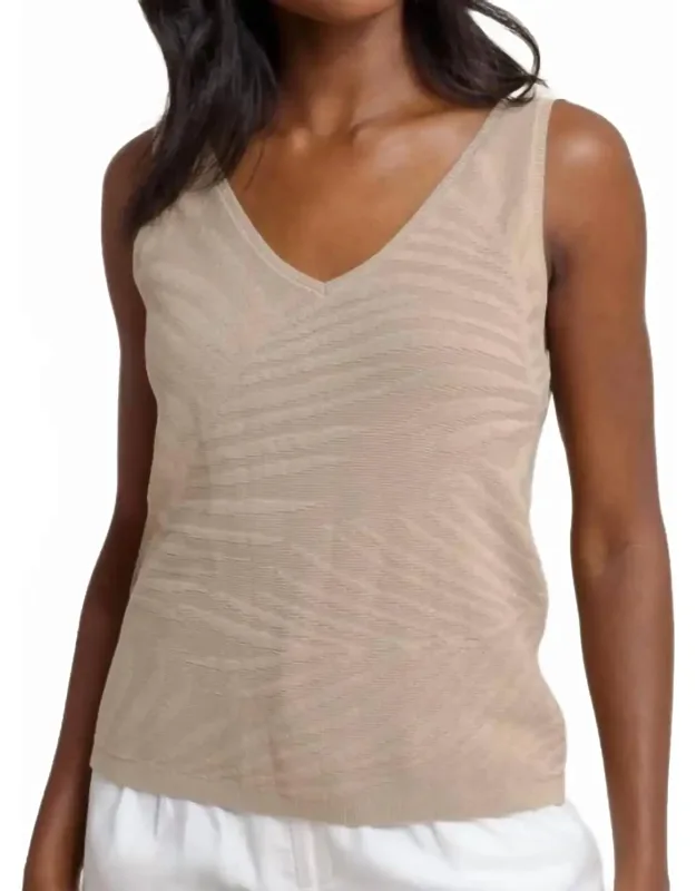 Jacquard Sweater Tank