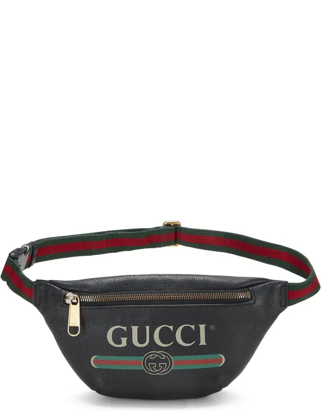 Leather Logo Belt Bag