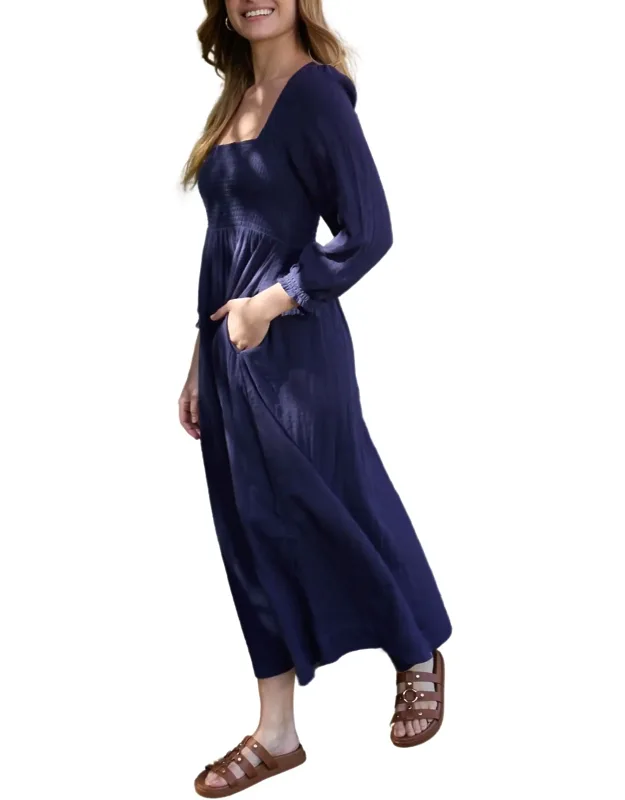 Pippa Shirred Bodice Maxi Dress