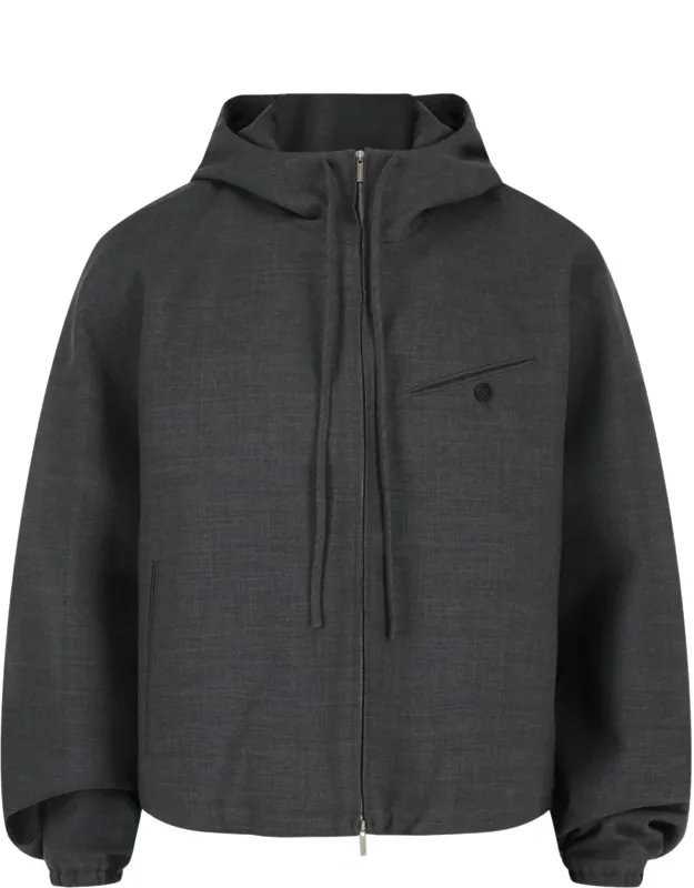 Wool Zip-up Jacket