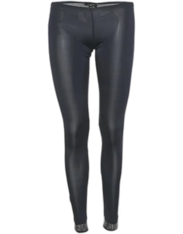Jersey Studded Hem Leggings
