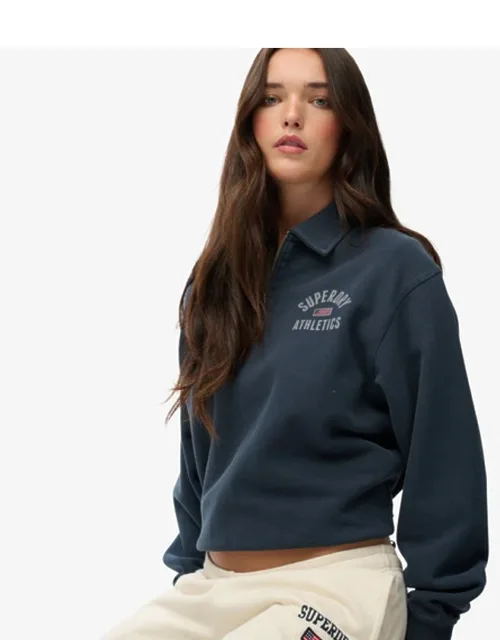 Athletic Collared Half Zip Jumper