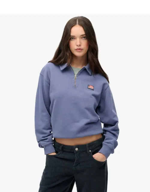 Athletic Collared Half Zip Jumper