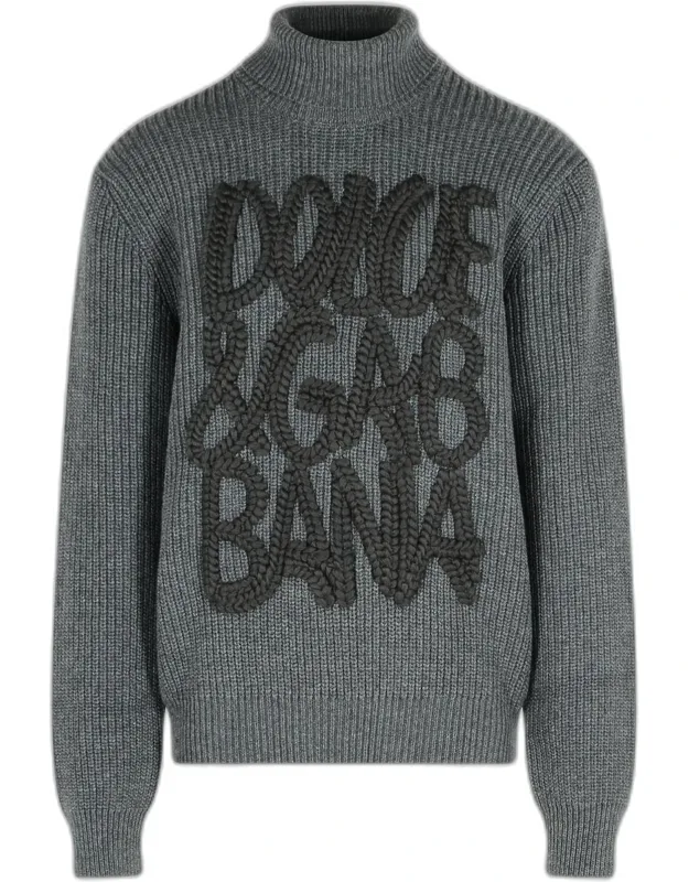 Grey Virgin Wool Sweater