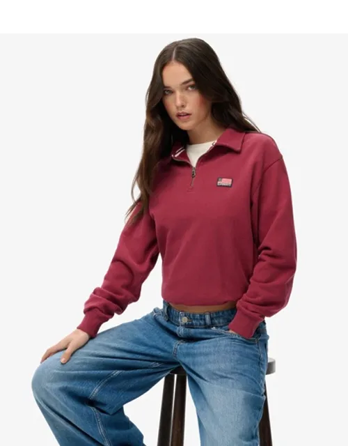 Athletic Collared Half Zip Jumper