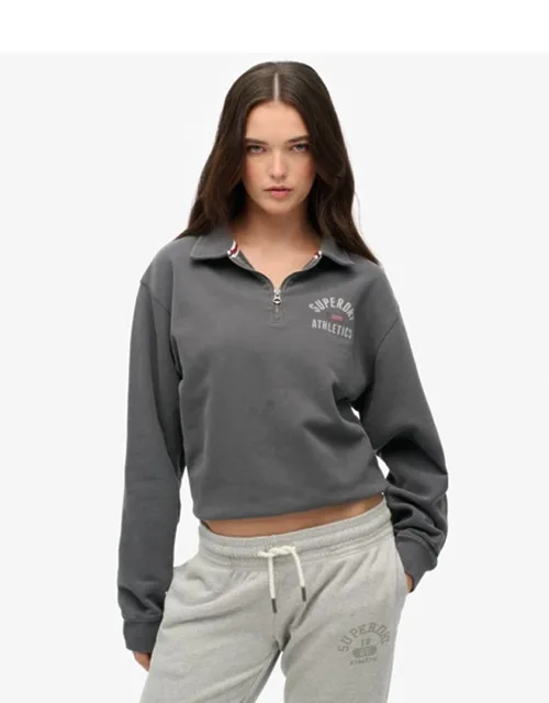 Athletic Collared Half Zip Jumper
