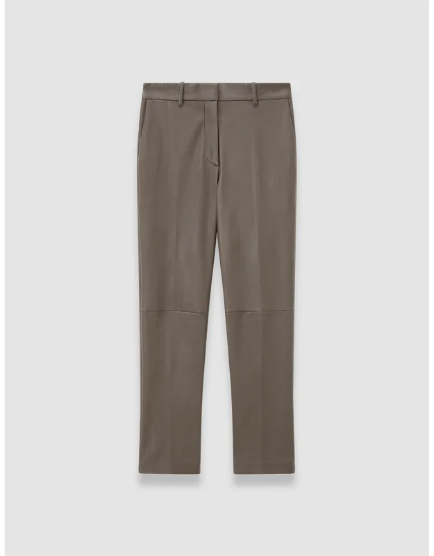 Leather Stretch Trousers